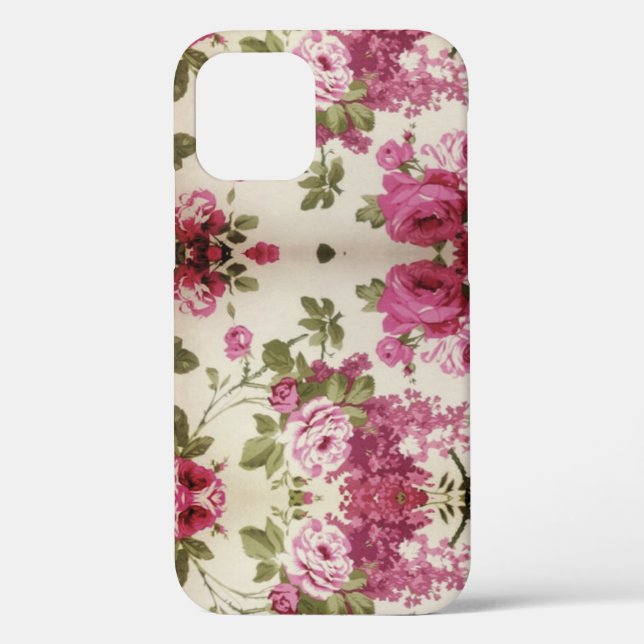 Beautiful pink floral case (Back)