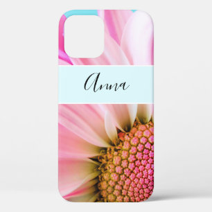 Beautiful Pink Flower Close Up Photo iPhone 12 Case