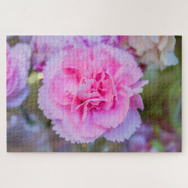 Beautiful pink flower jigsaw puzzle (Horizontal)