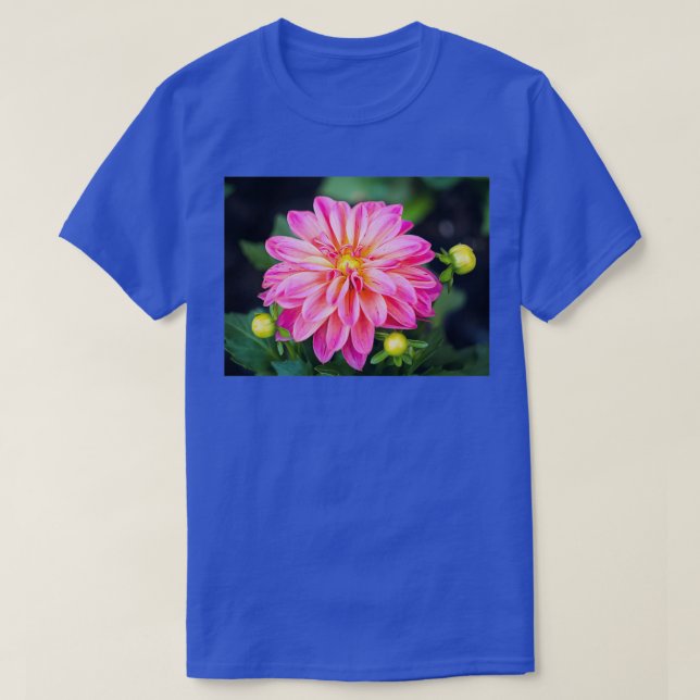 Beautiful Pink Flower T-Shirt (Design Front)