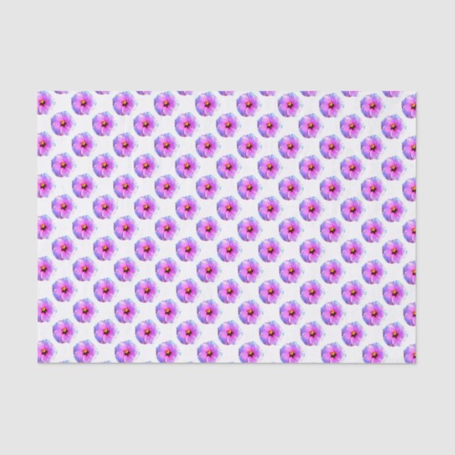Beautiful pink flowers blossom  Tissue Paper  (Front)