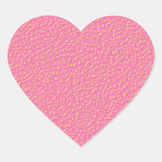 BEAUTIFUL PINK GOLD MODERN TRENDY ABSTRACT HEART STICKER