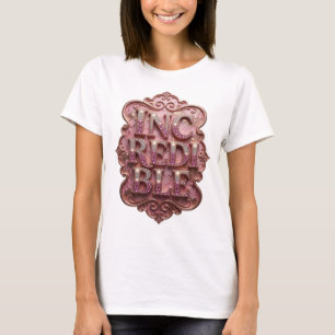 Beautiful Pink INCREDIBLE Graphic Design T-Shirt
