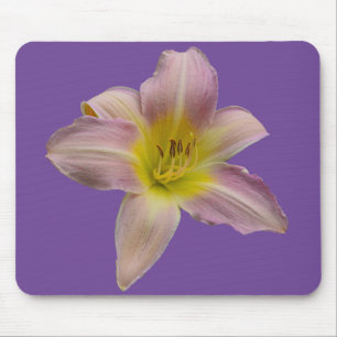 Beautiful pink lily mouse pad