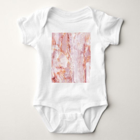 beautiful,pink,marble,girly,nature,stone,elegant, baby bodysuit