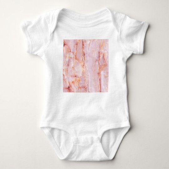 beautiful,pink,marble,girly,nature,stone,elegant, baby bodysuit