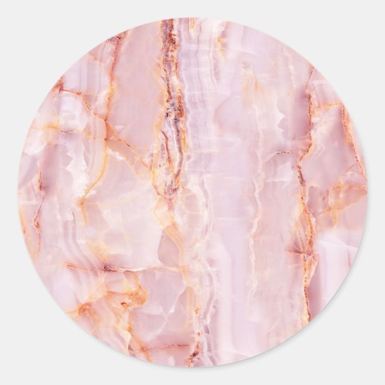 beautiful,pink,marble,girly,nature,stone,elegant, classic round sticker