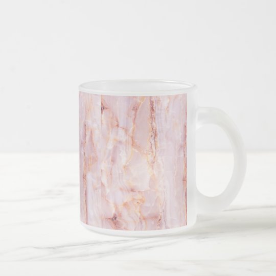 beautiful,pink,marble,girly,nature,stone,elegant,g frosted glass coffee mug