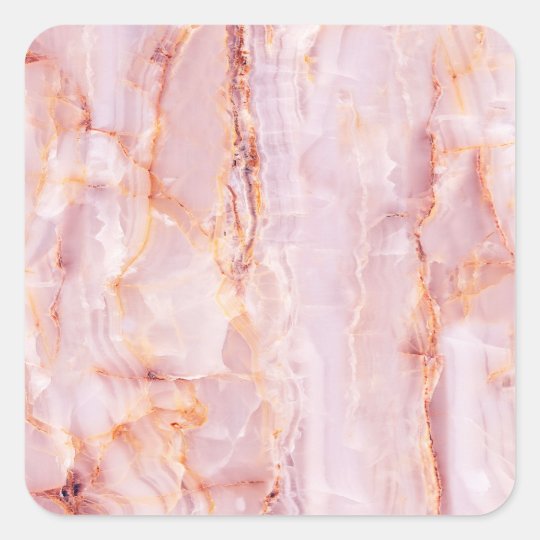beautiful,pink,marble,girly,nature,stone,elegant, square sticker