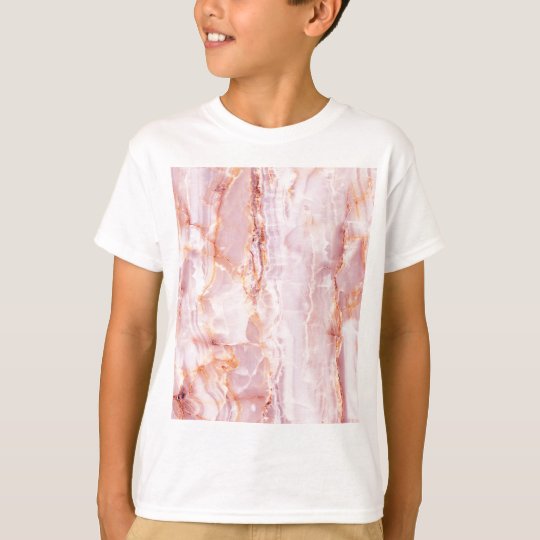 beautiful,pink,marble,girly,nature,stone,elegant, T-Shirt