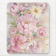 Beautiful pink peonies watercolours.