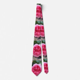 Beautiful Pink Rose Floral Botanical Mens Tie
