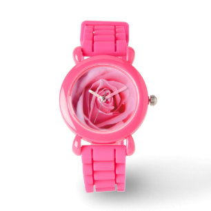 Beautiful Pink Rose Watch