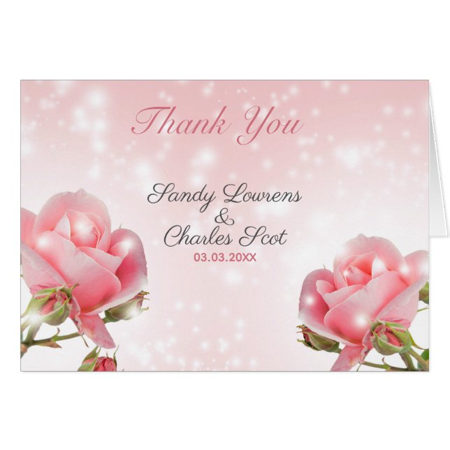 Beautiful Pink Roses (Front Horizontal)