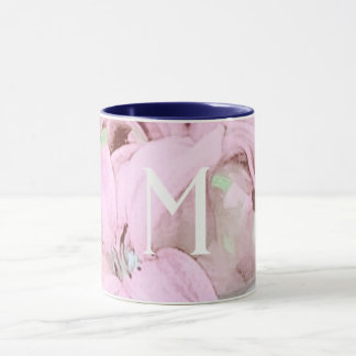 Beautiful Pink Watercolor Flower Mug