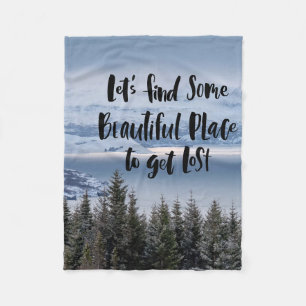 Beautiful Place Fleece Blanket