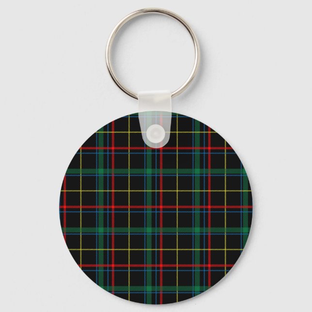 Beautiful Plaid Pattern Key Ring (Front)