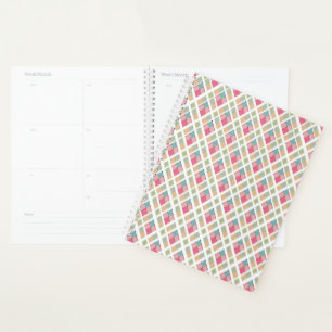Beautiful, plaid planner