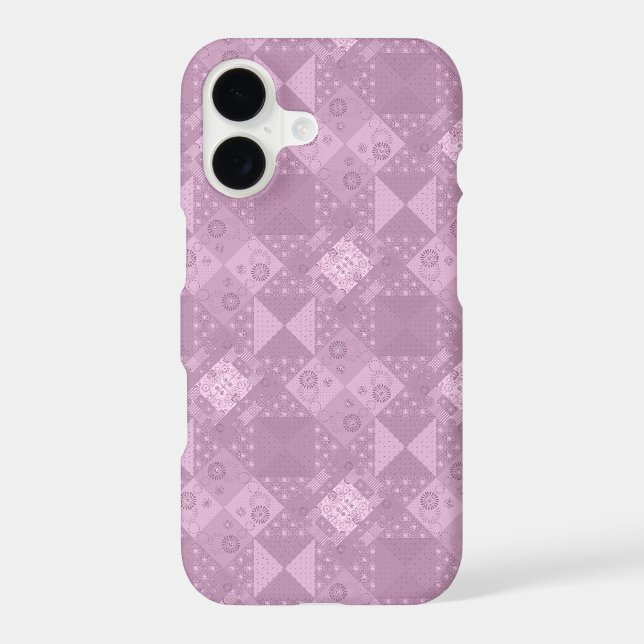beautiful plain traditional lilac patchwork (Back)