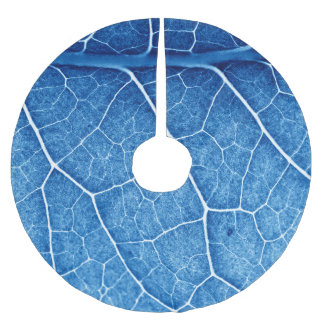 Beautiful Plant Closeup Texture Background Brushed Polyester Tree Skirt