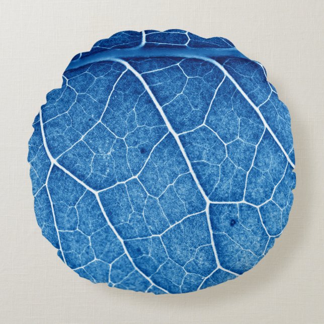 Beautiful Plant Closeup Texture Background Round Cushion (Front)