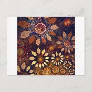 BEAUTIFUL PLASTIC FLOWERS POSTCARD