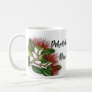 Beautiful Pohutukawa Flowers Coffee Mug
