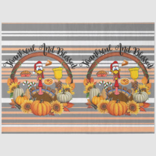 Beautiful Popular Thanksgiving Autumn Collection Tissue Paper