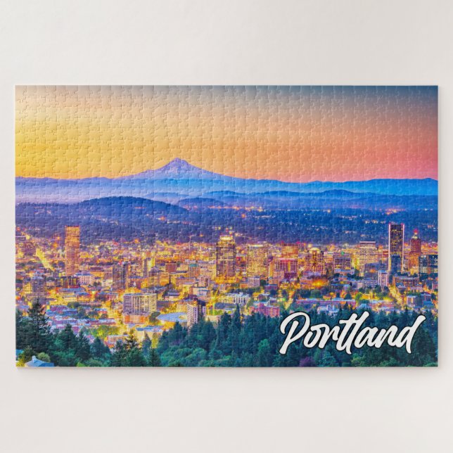 Beautiful Portland, Oregon, USA Jigsaw Puzzle (Horizontal)