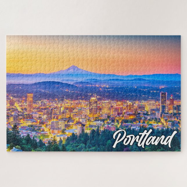 Beautiful Portland, Oregon, USA Jigsaw Puzzle (Horizontal)