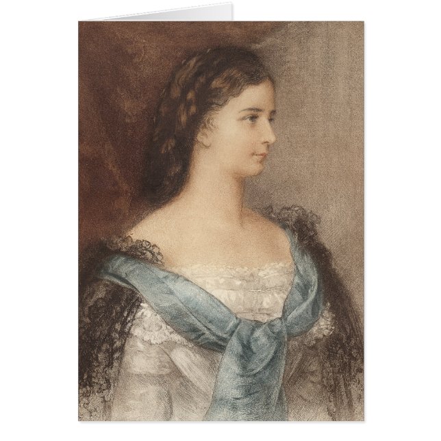 Beautiful Portrait of Empress Elisabeth - Sisi (Front)