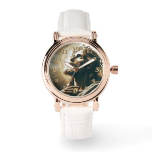 Beautiful Portrait of Jesus wearing the crown  Watch