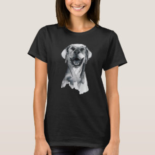Beautiful Portrait Of Labrador Retriever Lab Dog L T-Shirt