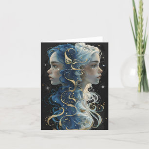 Beautiful Portrait Zodiac Cards