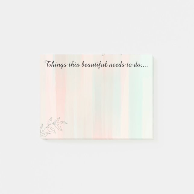 Beautiful post it notes (Front)