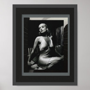 Beautiful Poster of Carole Lombard