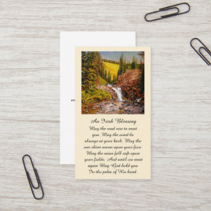 Beautiful Prayer Memorial Blessing Funeral Card