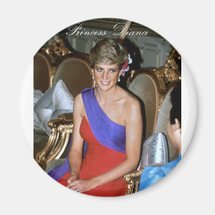 Beautiful! Princess Diana Thailand 1988 Magnet