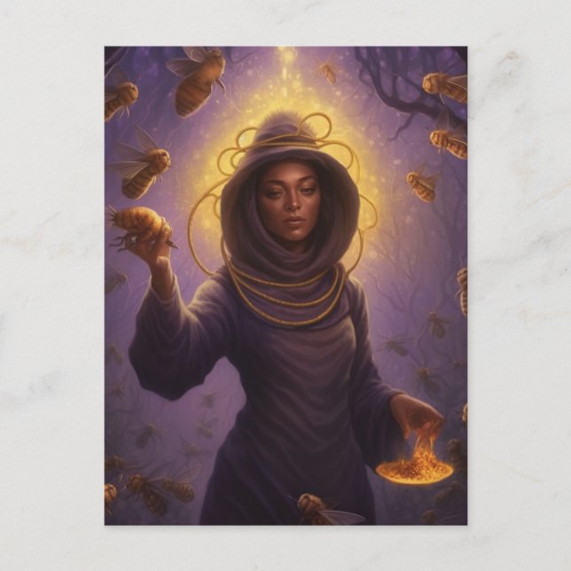 Beautiful Protector of the Honeybees Postcard (Front)