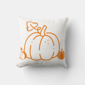 beautiful pumpkin design cushion