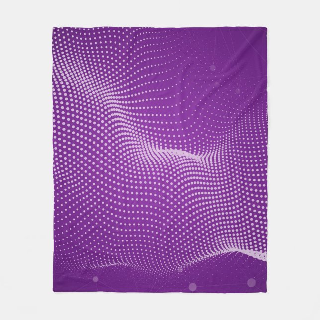 Beautiful purple abstract background. Neutral viol Fleece Blanket (Front)