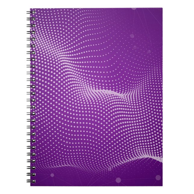 Beautiful purple abstract background. Violet neutr Notebook (Front)