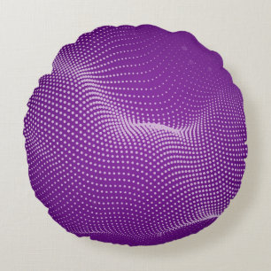 Beautiful purple abstract background. Violet neutr Round Cushion