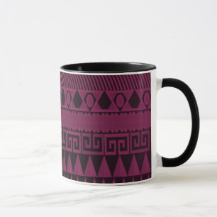 Beautiful Purple Aztec Pattern Mug