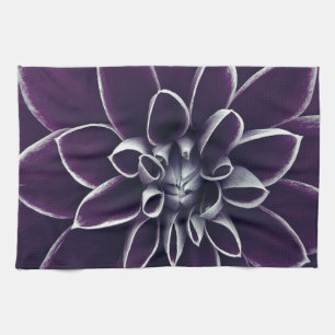 Beautiful Purple Floral Tea Towel