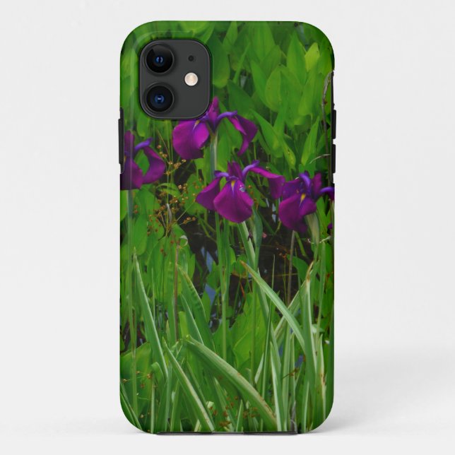 Beautiful Purple Iris Case-Mate iPhone Case (Back)