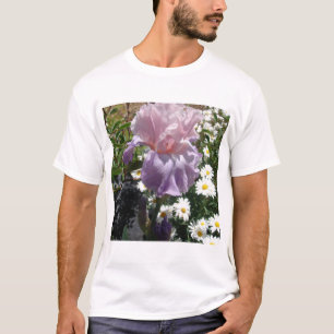 Beautiful Purple Iris Flower floral Photo T-Shirt