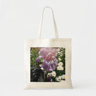Beautiful Purple Iris Flower floral Photo Tote Bag