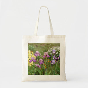 Beautiful Purple Iris Flower floral Photo Tote Bag