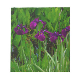 Beautiful Purple Iris Notepad